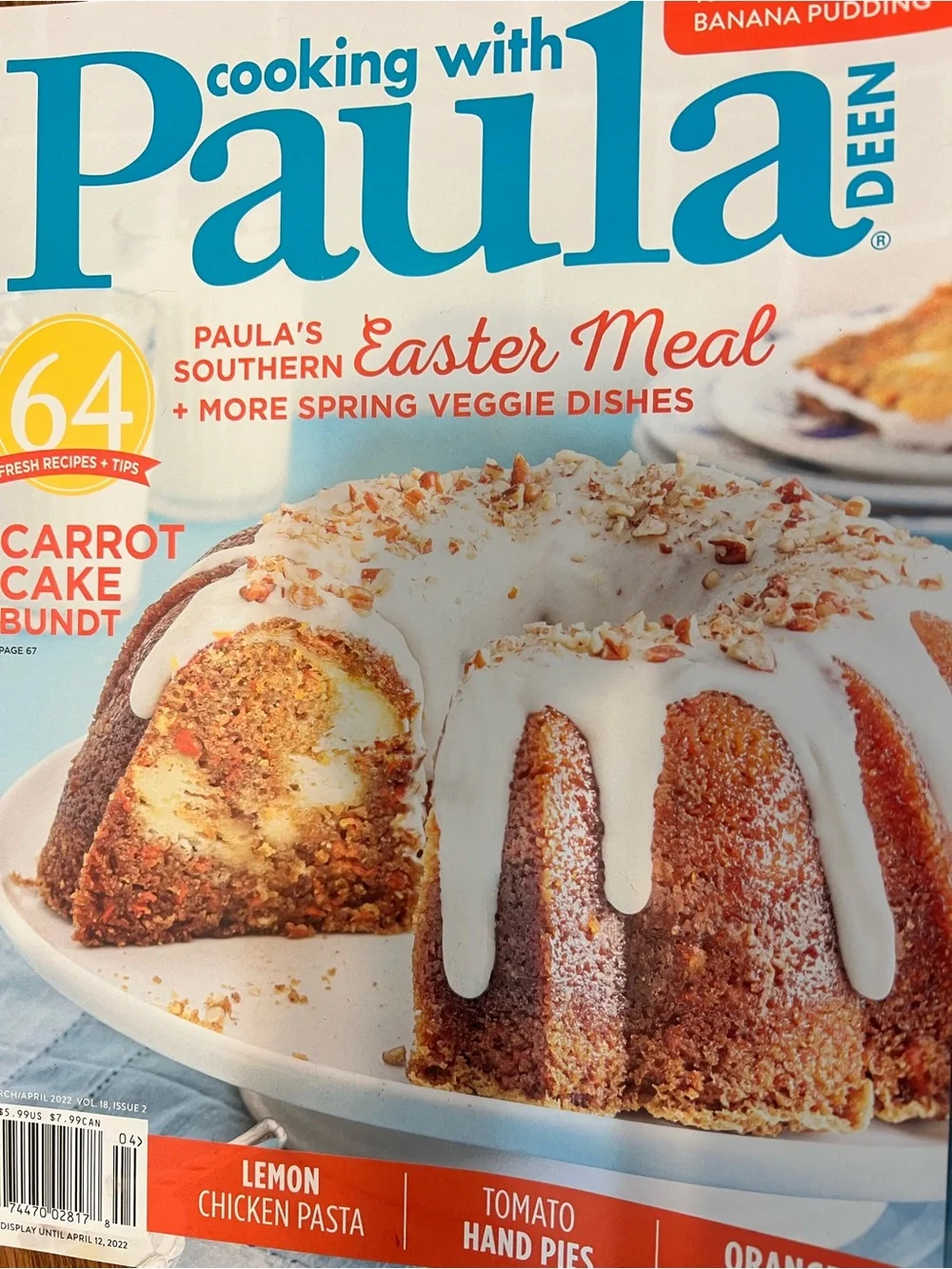 Paula Deen magazine collection lot of 6 recipes